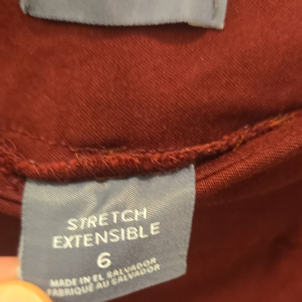 Van Heusen Burgundy Trousers - Picture 5 of 10